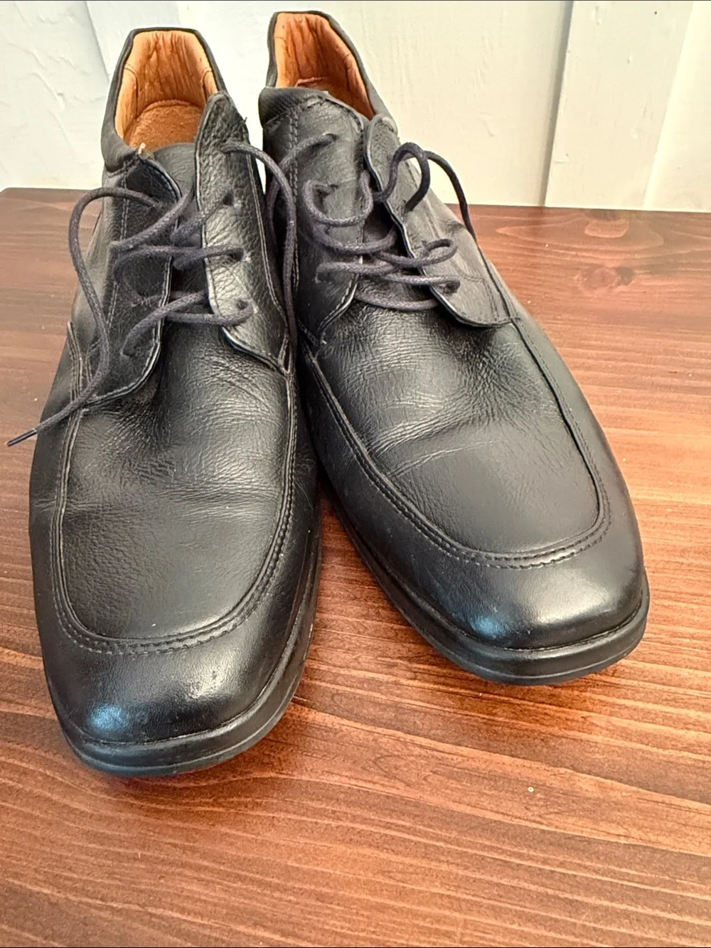 Belvedere Tribune Black Leather Comfort Ankle Boots Men’s 10 D Made in Brazil